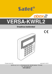 Satel VERSA-KWRL2 Gebruiksaanwijzing