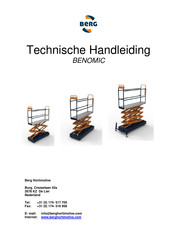 BERG BENOMIC Technische Handleiding