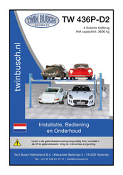 twin busch TW 436P-D2 Handleiding Voor Installatie, Bediening En Onderhoud