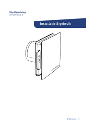 Itho Daalderop S Pure Eco 2 Installatie & Gebruik