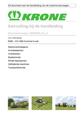 Krone B308 Handleiding