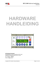 HCS 3100 Hardware Installatiehandleiding