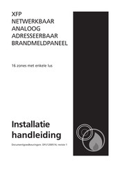 DITEC XFP507 Installatiehandleiding