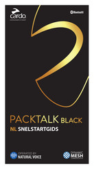 Cardo PACKTALK BLACK Snelstartgids