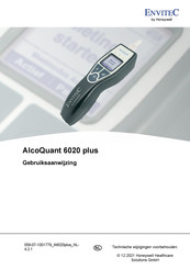 Honeywell ENVITEC AlcoQuant 6020 plus Gebruiksaanwijzing