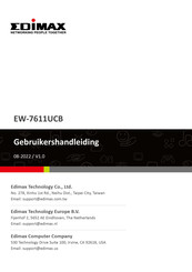 Edimax EW-7611UCB Gebruikershandleiding