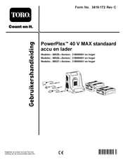 Toro PowerPlex 40 V MAX Gebruikershandleiding