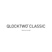 QLOCKTWO Classic Gebruiksaanwijzing