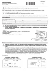 V-ZUG CS6T-23045 Installatiehandleiding