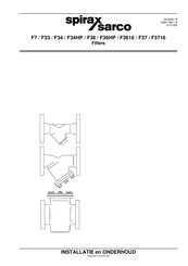 Spirax Sarco F34 Installatie En Onderhoud
