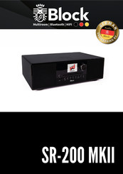 Block SR-200 MKII Gebruiksaanwijzing