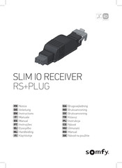 SOMFY Slim io Receiver RS plus Plus Handleiding