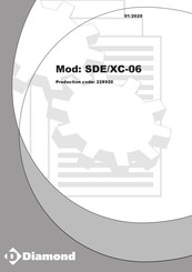 Diamond SDE/XC-06 Gebruikershandleiding