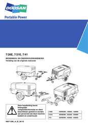 Doosan 7/26E Bedienings- En Onderhoudshandleiding