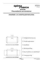 Spirax Sarco BVA300 Installatie- En Onderhoudsinstructies