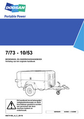 Doosan 7/73 Bedienings- En Onderhoudshandleiding