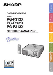 Sharp PG-F262X Gebruiksaanwijzing