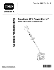 Toro 323000000 Gebruikershandleiding