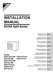 Daikin RXS71FAV1B Montagehandleiding