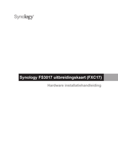 Synology FS3017 Installatiehandleiding