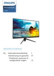 Philips Momentum 242M8 Gebruikershandleiding