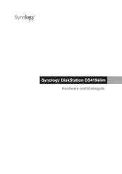 Synology DiskStation DS419slim Installatiegids