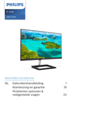 Philips 271E1 Gebruikershandleiding