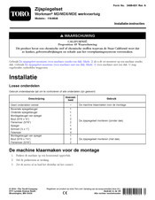 Toro Workman MD Installatie-Instructie