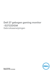 Dell S2722DGM Gebruiksaanwijzing