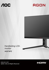 AOC AGON AG274FZ Handleiding