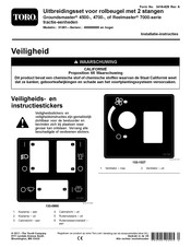 Toro Groundsmaster 4700 Series Installatie-Instructies