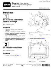 Toro TX 1000 Installatie-Instructies