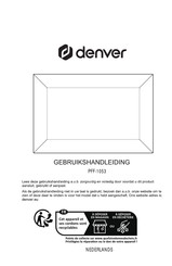 Denver PFF-1053 Gebruikershandleiding