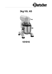 Bartscher 3kg/10L AS Gebruiksaanwijzing