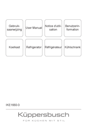 Kuppersbusch IKE1660-3 Gebruiksaanwijzing