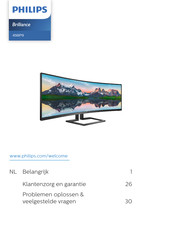 Philips Brilliance 498P9 Gebruiksaanwijzing