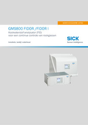 SICK GMS800 FIDOR Gebruiksaanwijzing