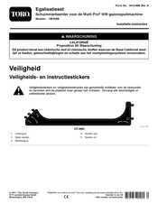 Toro 136-0459 Installatie-Instructies