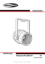 SHOWTEC Parcan 64 COB UV Handleiding