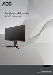 AOC Q27G2U Handleiding