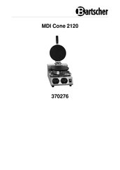 Bartscher MDI Cone 2120 Gebruiksaanwijzing