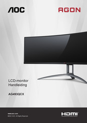 AOC AG493QCX Handleiding