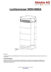 Aktobis AG WDH-H600A Handleiding
