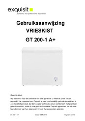 Exquisit EBE62 Gebruiksaanwijzing