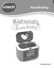 VTech Kidisecrets Sieraden Schatkist Handleiding