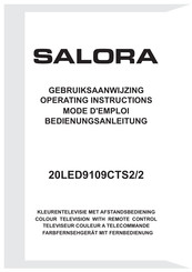 Salora 22LED9109CTS2/2 Gebruiksaanwijzing