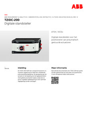 ABB TZIDC-200 Gebruikershandleiding