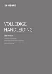 Samsung UBD-M8500 Handleiding