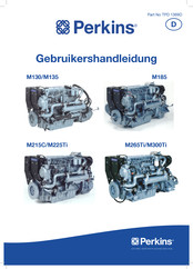 Perkins M185 Gebruikershandleiding