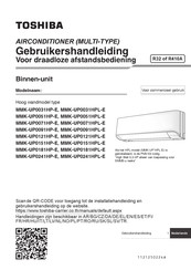 Toshiba MMK-UP0181HPL-E Gebruikershandleiding